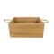Medium Brown Wood Crate Container by Ashland&#xAE;